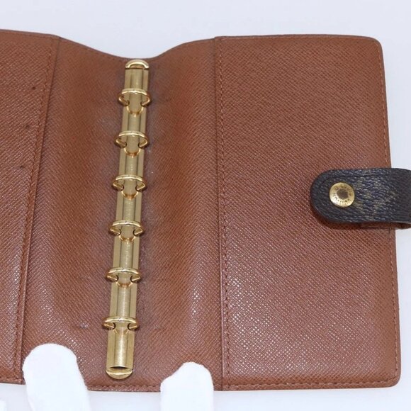 LOUIS VUITTON Monogram Agenda PM Day Planner Cover R20005 LV Auth 145866 - Picture 11 of 16